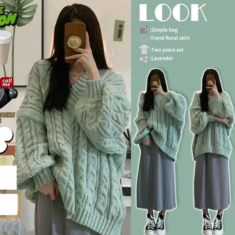 áo len hot trend hàn quốc