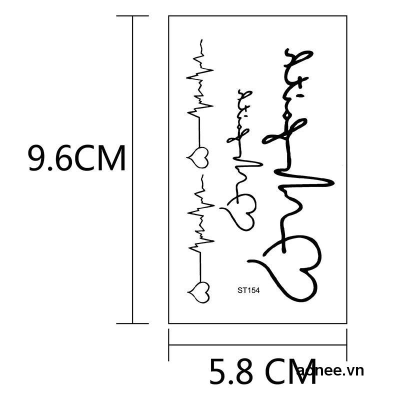 ✨✨Hình Xăm Dán Bán Vĩnh Viễn Lâu Trôi 2 Ngày Độc Đáo