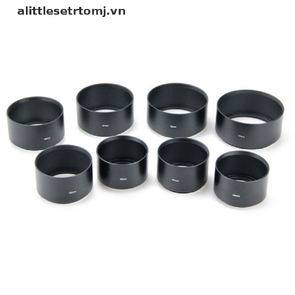 1 Loa Che Nắng Ống Kính Máy Ảnh Bằng Kim Loại Dài Cho Canon Nikon Sony Olympus Pentax