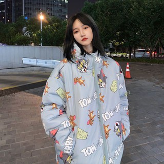 [ORDER TAOBAO]  ÁO PHAO HOẠ TIẾT TOM À JERRY NAM NỮ