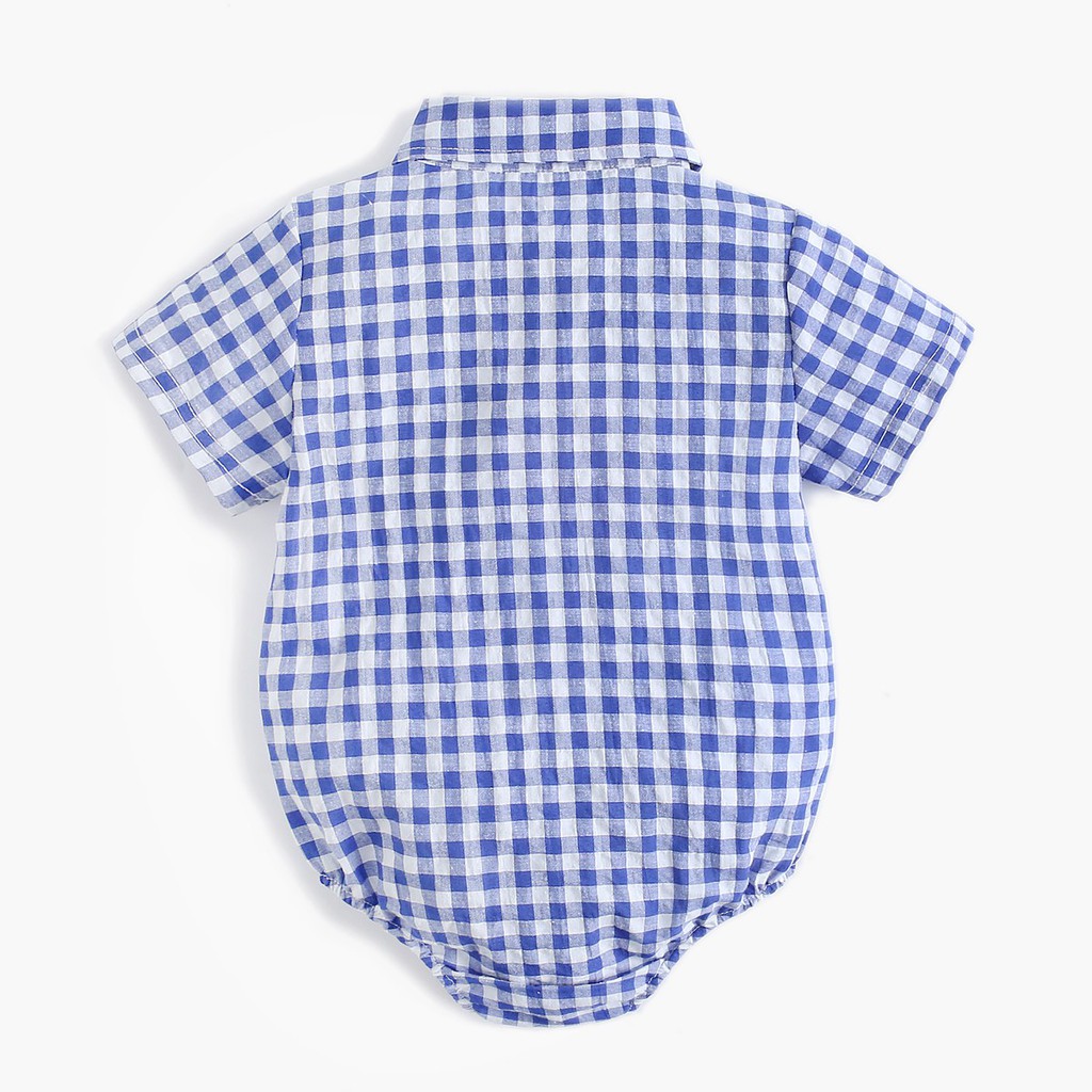 Bộ Đồ Liền Thân Sanlutoz Màu Xanh Dương Dành Cho Bé Trai