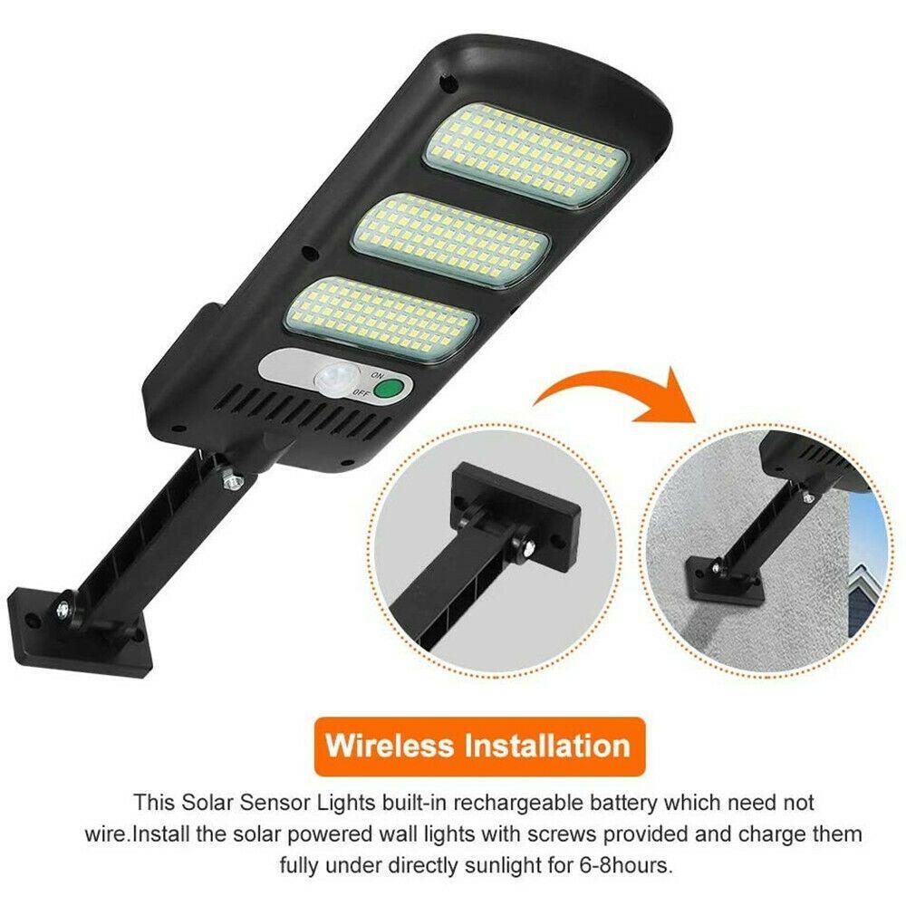 LEISURE Đèn LED 213 600W 3 Chế Độ Sáng Dùng Năng Lượng Mặt Trời