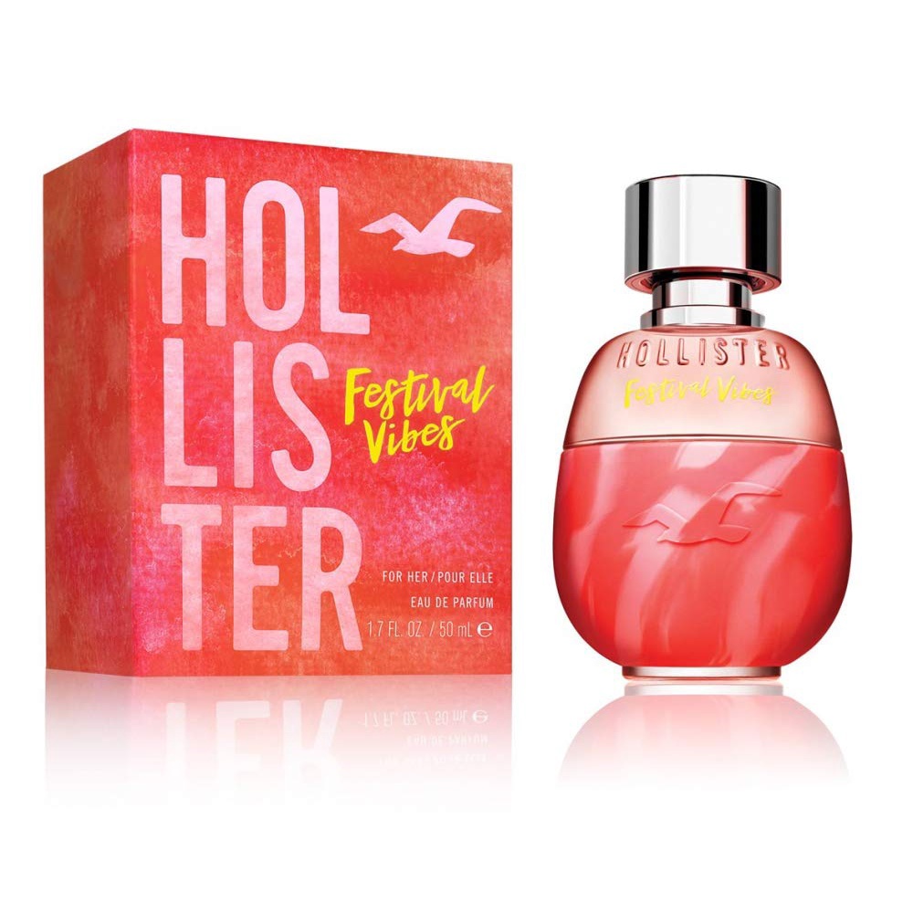 Nước hoa nữ cao cấp authentic Hollister Festival Vibes eau de parfum EDP 100ml (Mỹ)