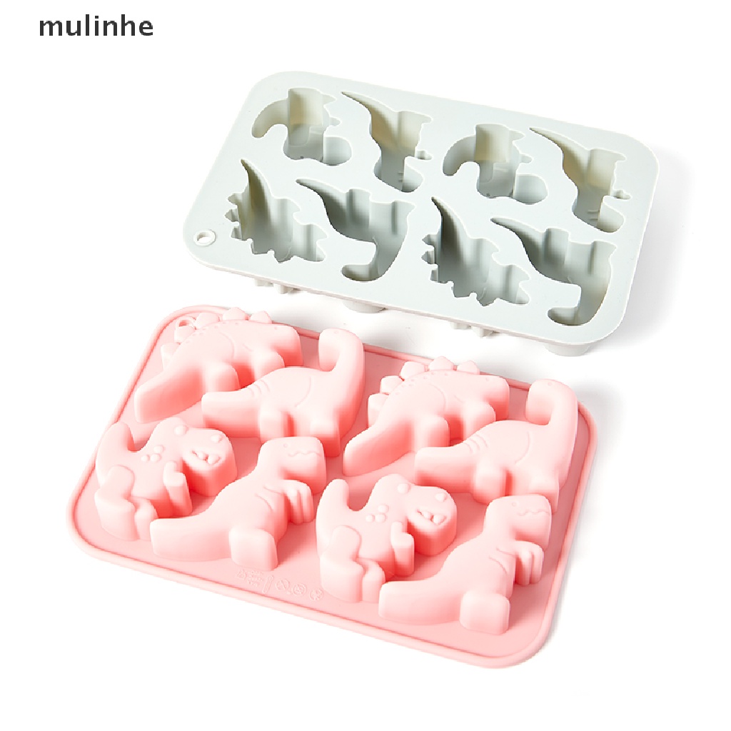 Khuôn Silicone Tạo Hình Khủng Long 3D Dùng Làm Bánh Kẹo / Xà Phòng