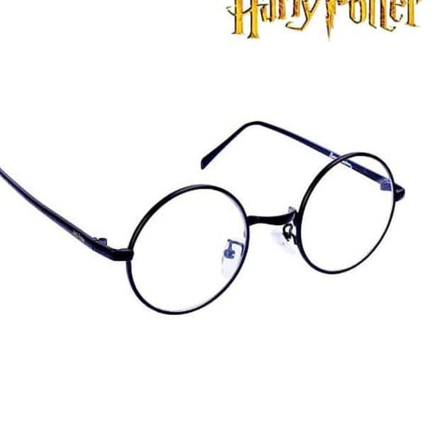 Mắt Kính Gọng Oval Phong Cách Harry Potter Đen