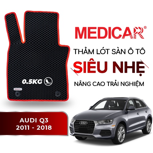 MEDICAR - Thảm Lót Sàn ô tô  Audi Q3 (2011 - 2018)