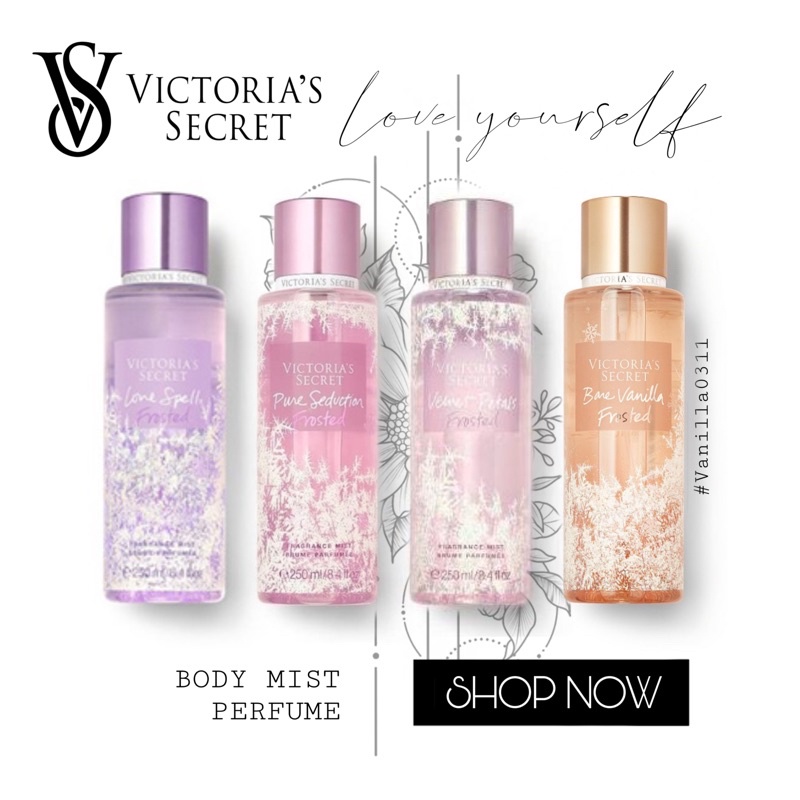 Xịt Thơm Toàn Thân Body Mist Victoria’s Secret "FROSTED" 30ml/50ml/100ml  🌟 Free Ship 🌟