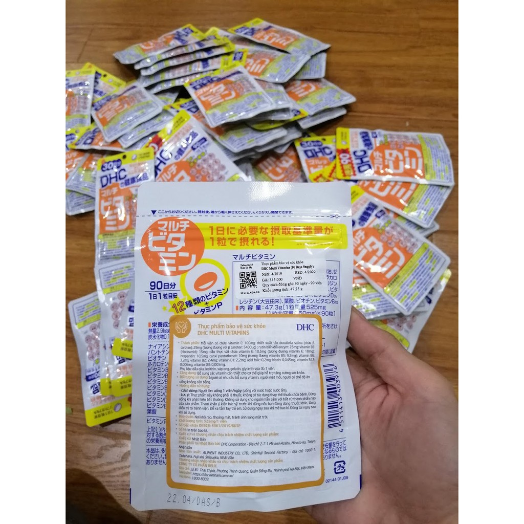 [Mã COS1505 giảm 8% đơn 300K] Viên uống vitamin tổng hợp DHC Nhật Bản | BigBuy360 - bigbuy360.vn