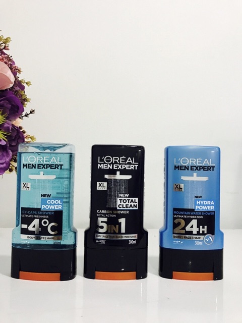 Sữa tắm gội Loreal 3 in 1 Men Expert