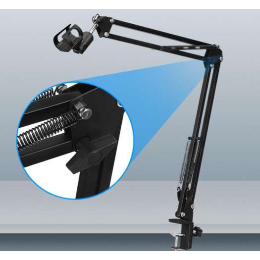 Chân Kẹp Mic Thu Âm - Giá Đỡ Mic Livestream - Kẹp Bàn Treo Mic Đa Năng