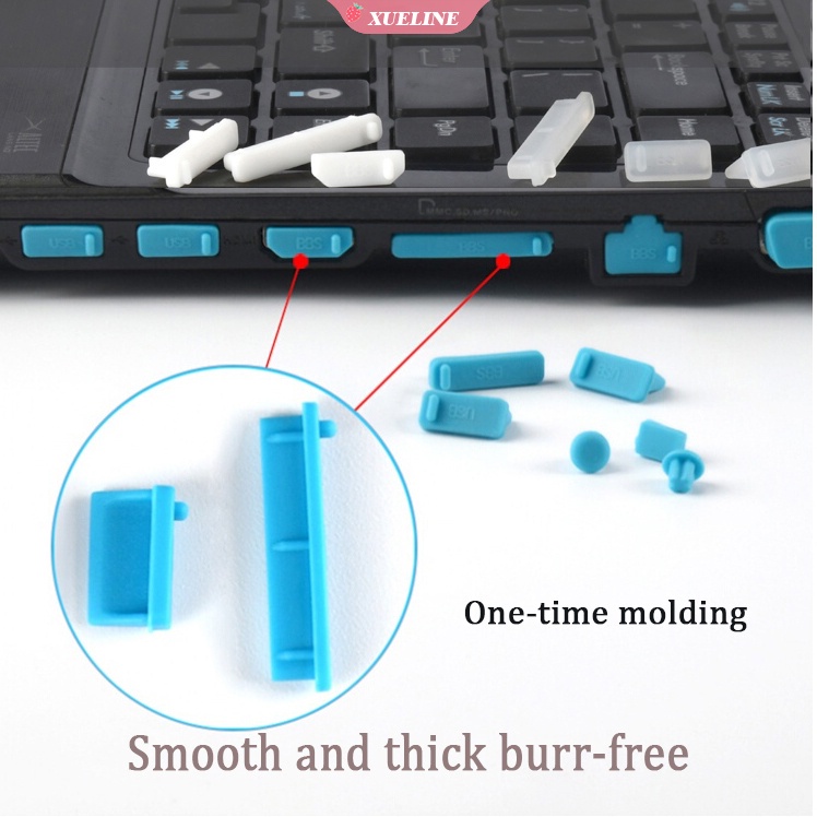 Set 16 nút bịt chống bụi các cổng kết nối trên máy tính xách tay tiện dụng