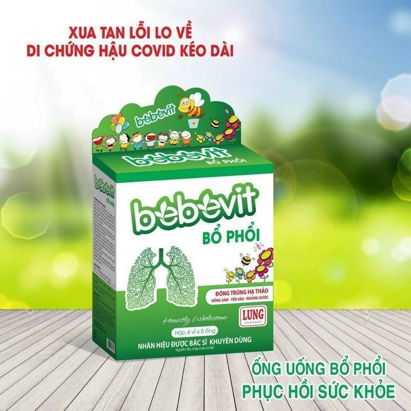 Bebevit Bổ phổi (hộp 20 ống)
