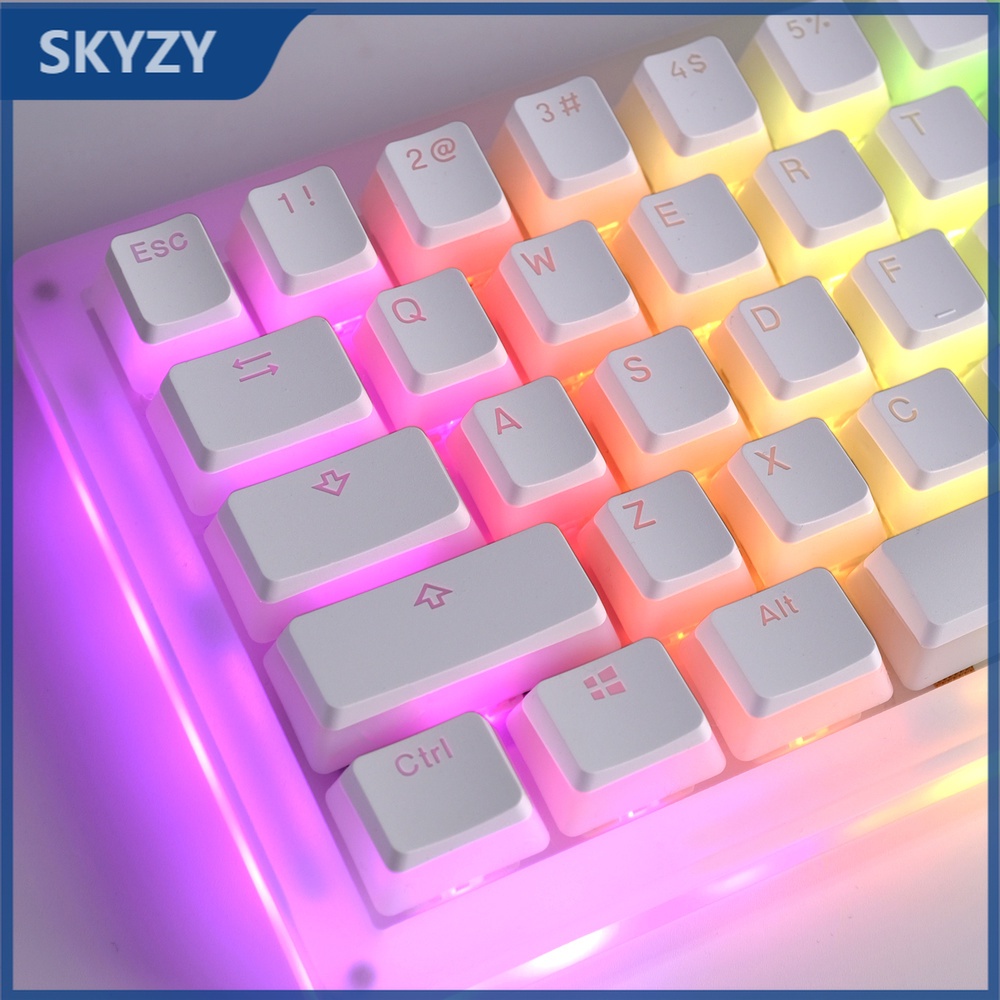 Pudding Keycap mới Cấu hình OEM Chất liệu PBT Truyền ánh sáng RGB Bàn phím cơ học Keycaps 115 Phím | BigBuy360 - bigbuy360.vn