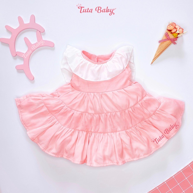 Bodysuit Cho Bé Gái Liền Thân Tim Cổ Bẻ Cho Trẻ Em Từ 1 đến 2 tuổi FREESHIP, Body Cho Bé Xinh