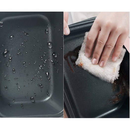 Nồi Lẩu Nướng 2in1 Mini Hàn Quốc, Bếp Lẩu Nướng 2 Ngăn Đa Năng Hàn Quốc Cao Cấp