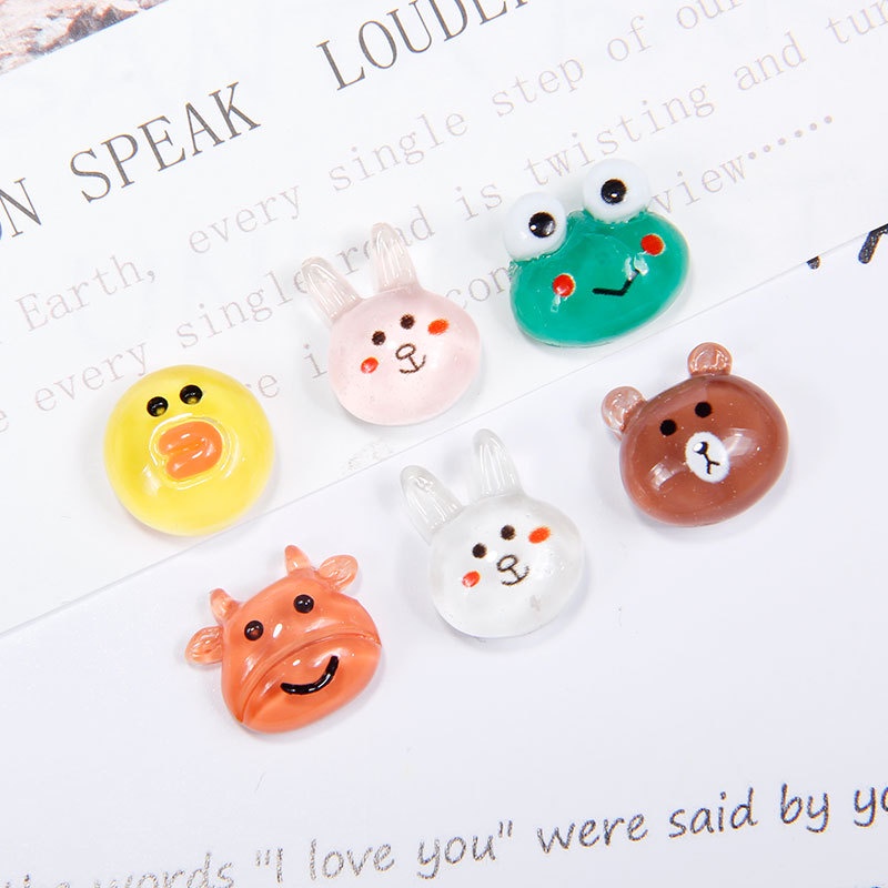 Charm Slime Hình Line Friends Chất Liệu Nhựa - Charm Trang Trí Slime Và Ốp Điện Thoại Giá Rẻ