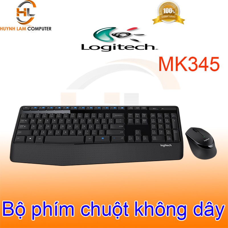Bộ phím chuột không dây Logitech MK345 cao cấp DGW phân phối