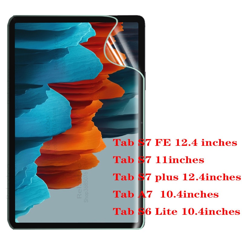 Kính Cường Lực Bảo Vệ Màn Hình Cho Samsung Galaxy Tab S6 Lite 10.4 S7 Plus Tab A7 S 7 Fe S7 + Mate