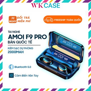 [BH 1 ĐỔI 1] Tai Nghe Bluetooth AMOI F9-10 PRO TWS Không Dây - Kèm SDP Dung Lượng 3500Mah | nút cảm ứng | Hiển thị % pin