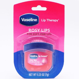 Dưỡng môi Vaseline 7g Lip Therapy - Rosy 100% chính hãng.