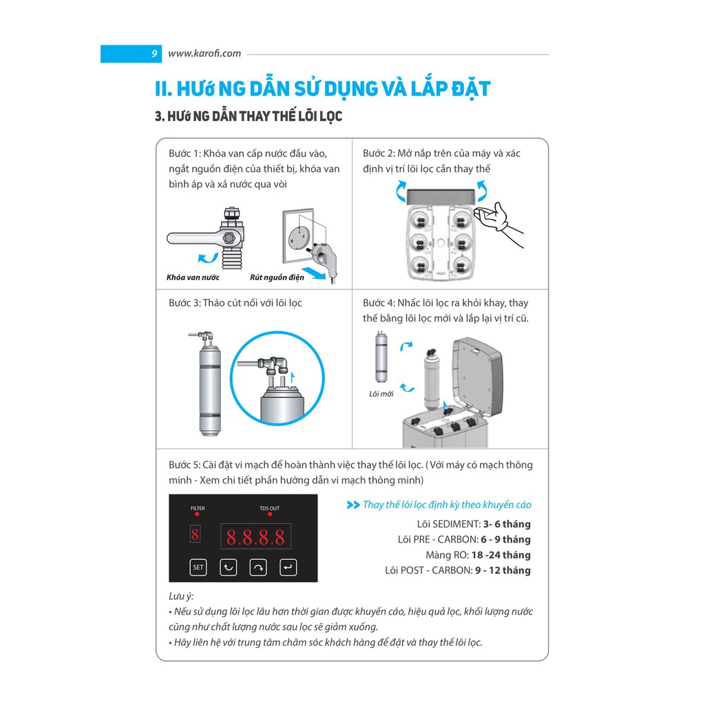 Máy lọc nước Karofi Topbox T-s146 | Hàng Chính Hãng