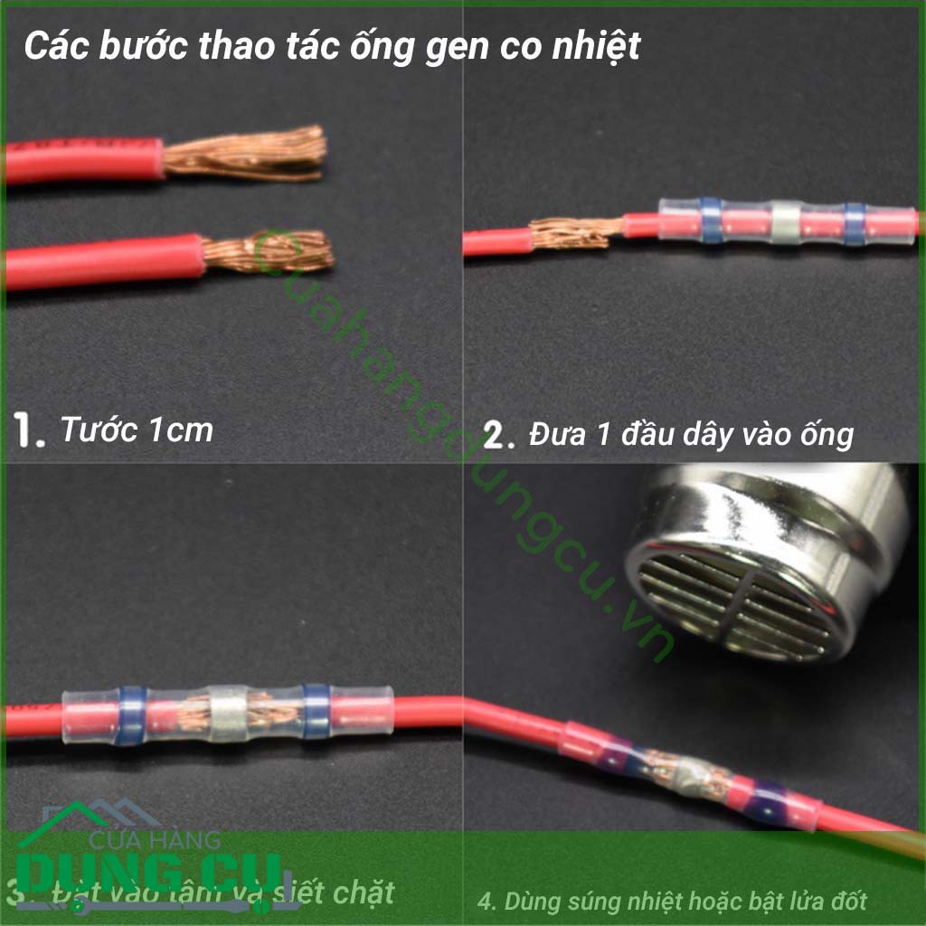 50 Gen co nhiệt chống nước bọc nối dây điện