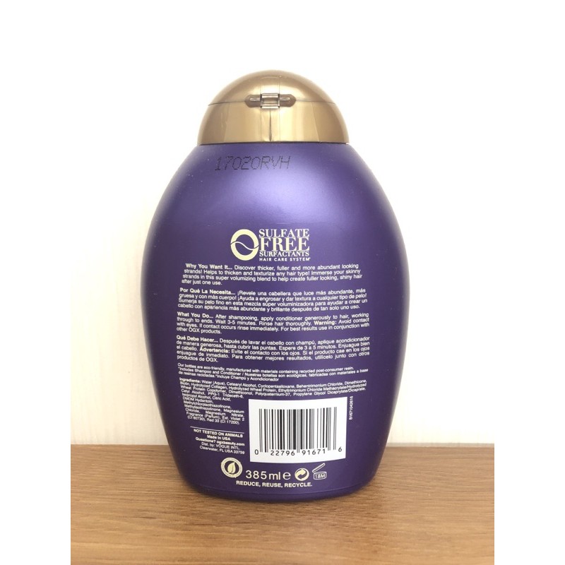 Bộ dầu gội- xả Biotin ngăn rụng tóc 385ml
