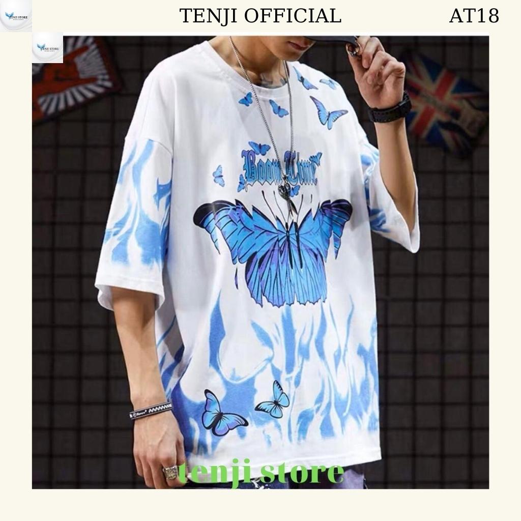 Áo thun nam tay ngắn AT259 phông nam đen da cá họa tiết lock back trẻ trung cá tính