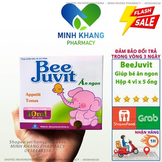 Siro cho trẻ biếng ăn Beejuvit ⚡Chính Hãng⚡ Voi Hồng - Giúp bé ăn ngon, tăng cường sức khỏe Che tên sản phẩm