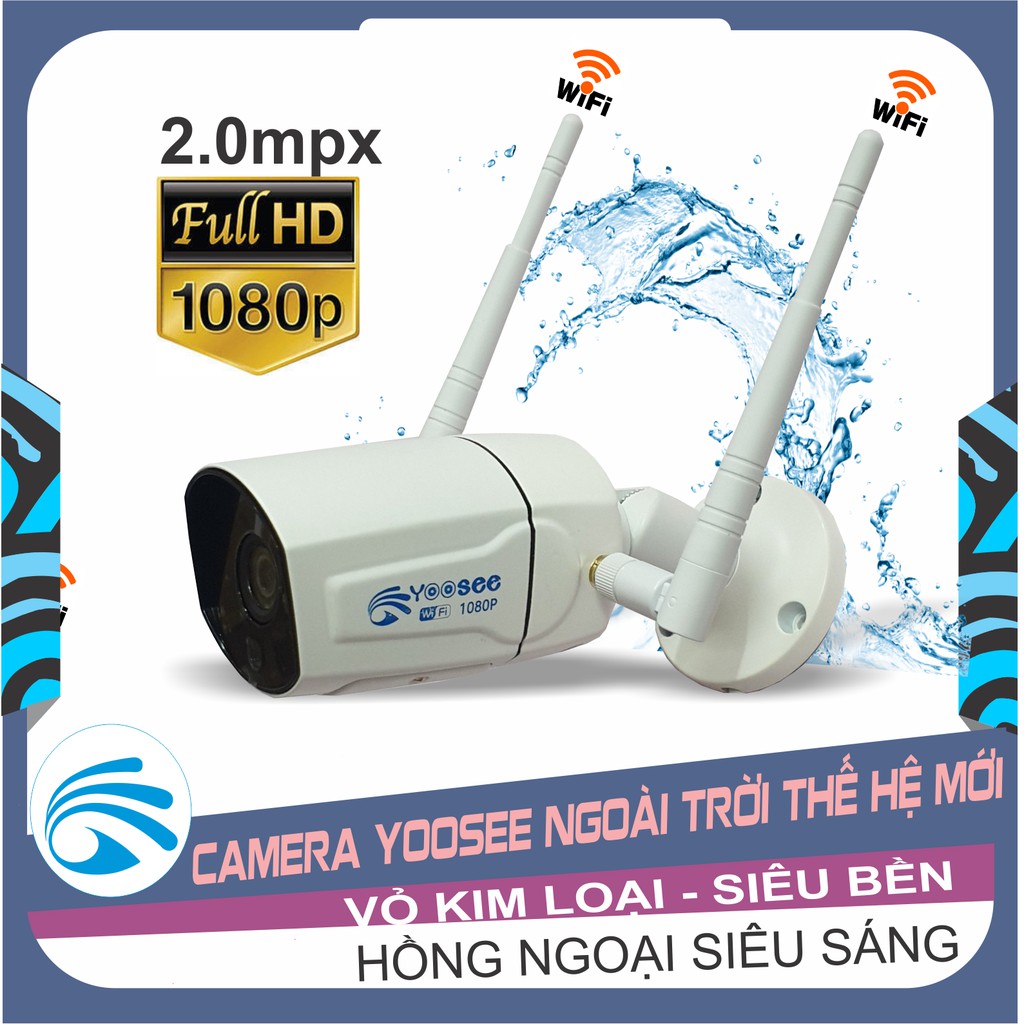 [Mã ELMSBC giảm 8% đơn 300K] Camera IP YooSee lắp ngoài trời 2.0 - FullHD 1080P W76S