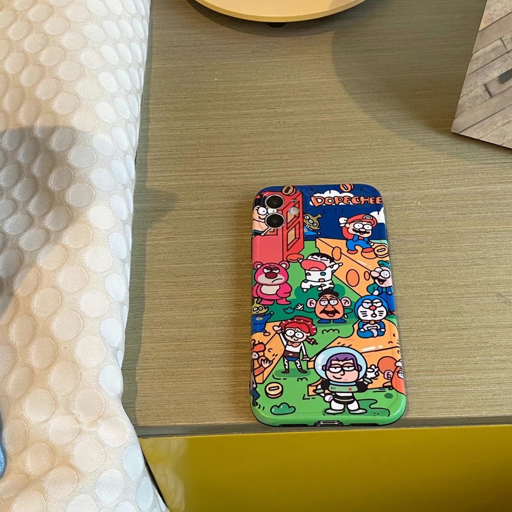 Q version cartoon is suitable for iPhone 7 8 + Ix Xr Xsmax 11 Pro Promax 12mini 12 Pro Promax mobile phone case | BigBuy360 - bigbuy360.vn