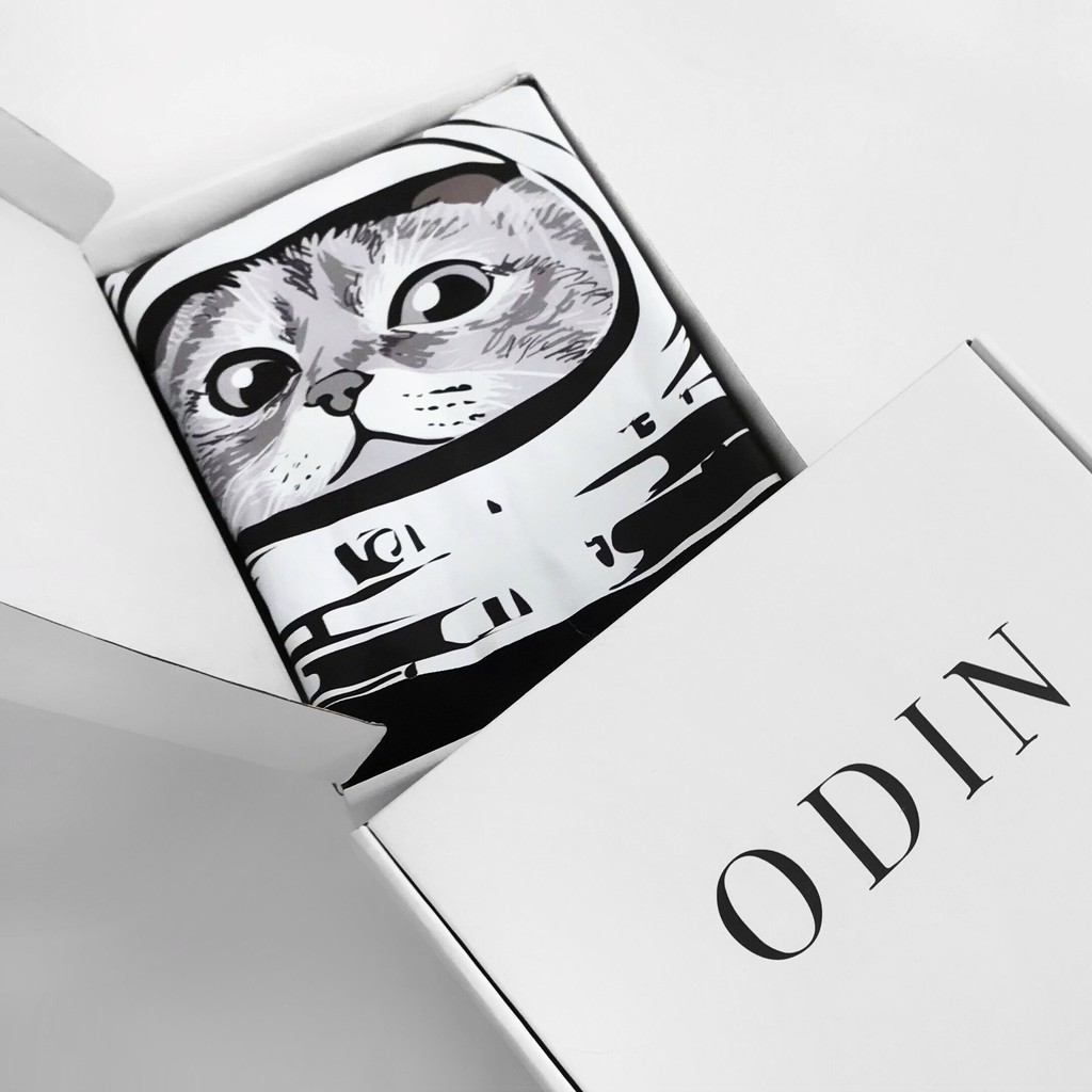 Áo thun Oversize Astro Cat , áo phông cotton nam nữ unisex, ODIN CLOTHING | BigBuy360 - bigbuy360.vn