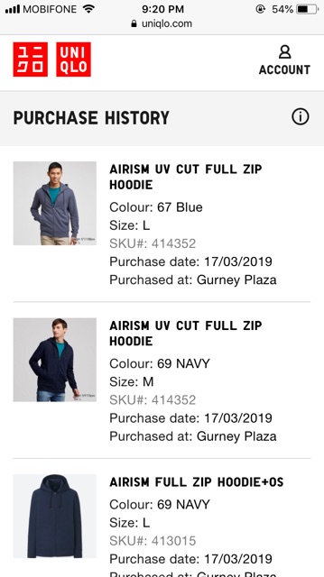 Áo chống nắng Airism nam Uniqlo 2019 | BigBuy360 - bigbuy360.vn