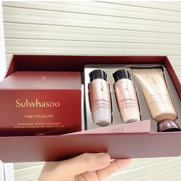 [DATE 2024] Phấn nước thông đỏ Sulwhasoo Radiance Serum Cushion Set