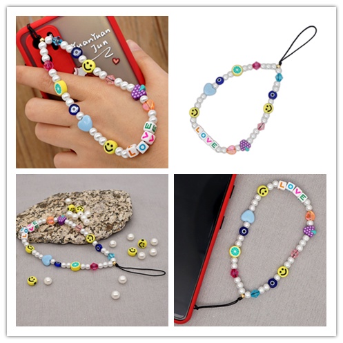 Dây GàI HọA TiếT Dễ Thương KiểU Bohemian Để GắN ĐiệN ThoạI Di ĐộNg