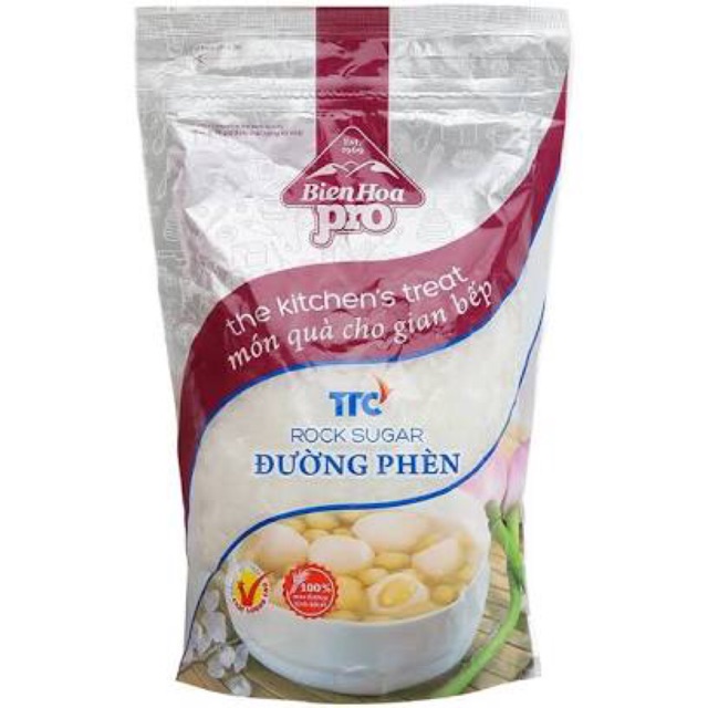 Đường phèn Biên Hòa Pro gói 500g HSD 22/3/2022