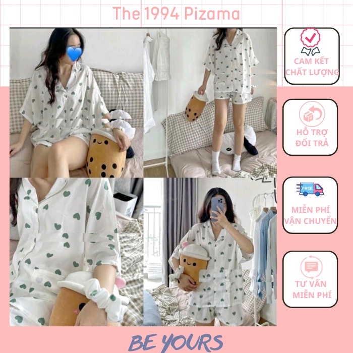 BỘ PYJAMA HỌA TIẾT ULLZANG 🦋 BỘ ĐỒ NƯ MẶC NHÀ LỤA KATE THÁI