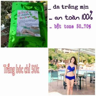 Tắm trắng trà xanh cám gạo