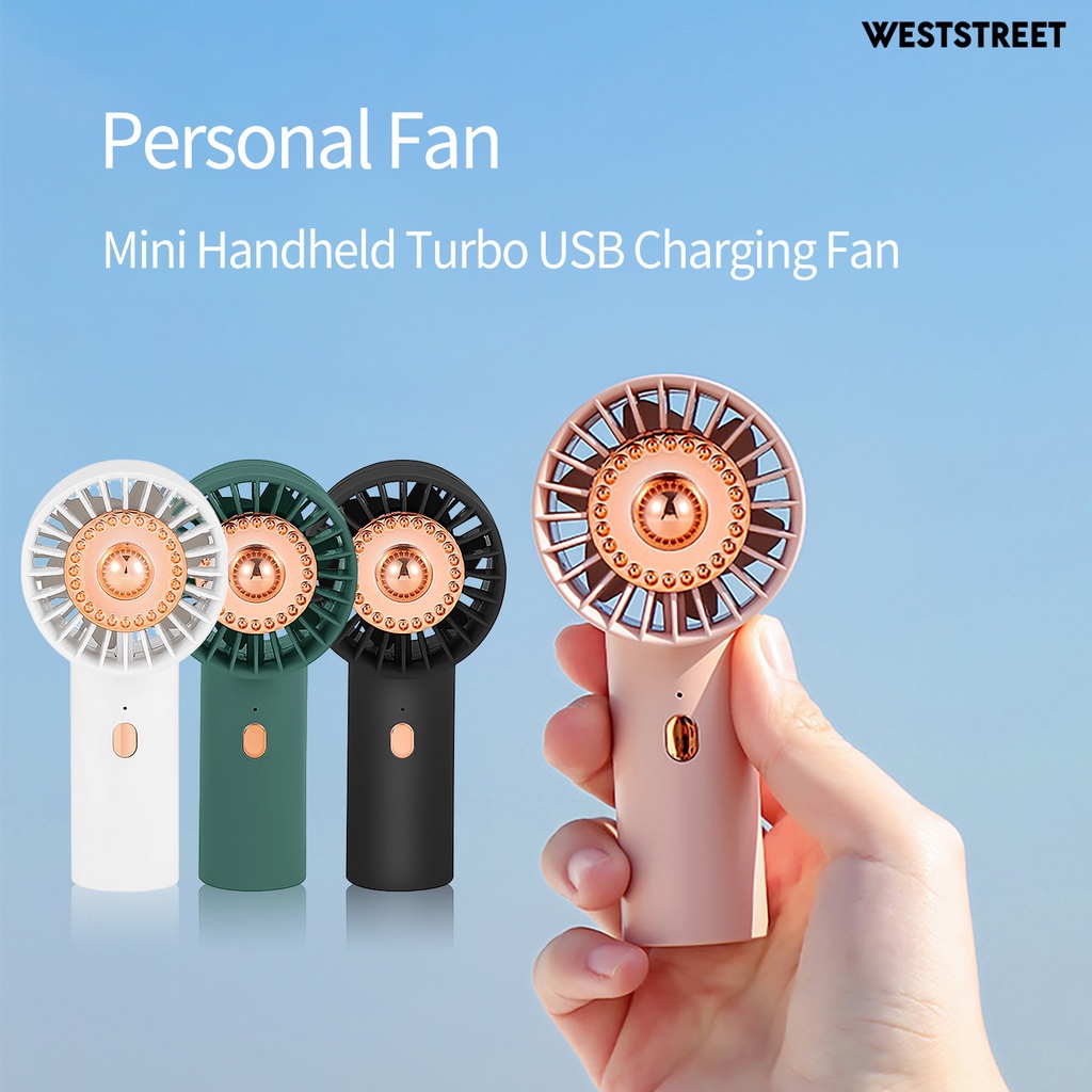 Quạt mini sạc usb Cầm Tay Không Cánh Để Bàn Tiện Dụng