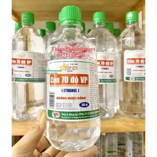 Cồn Vĩnh Phúc 70 độ 500ml Sát khuẩn - Cồn trắng 70 độ VP