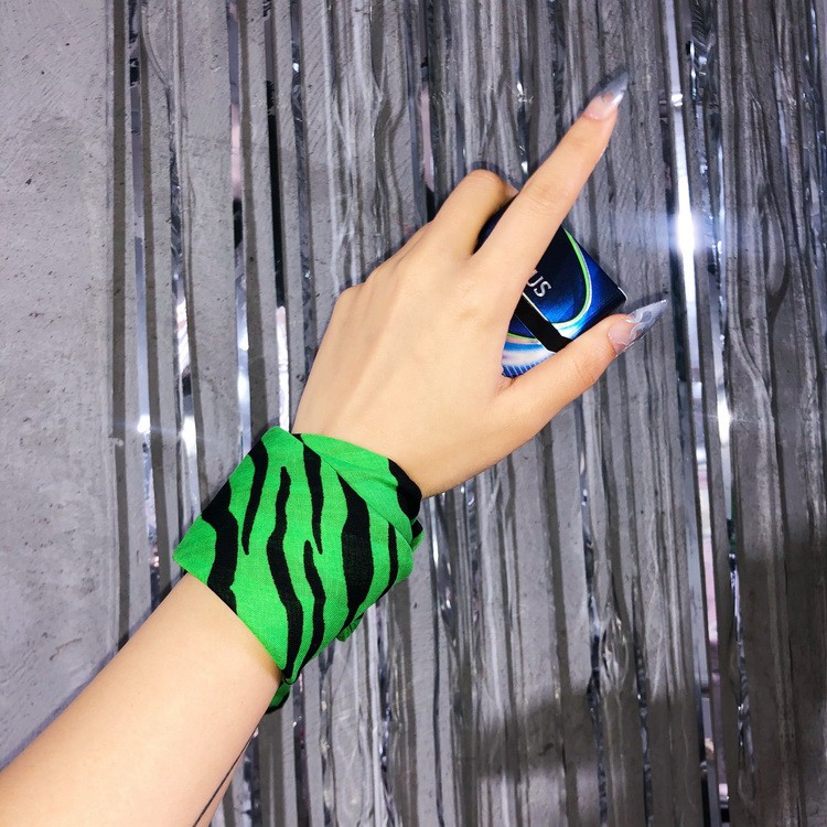 Khăn Turban Vuông Họa Tiết Động Vật Y2k American 8090 Cho Nữ