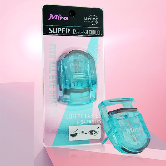 Bấm mi tiện lợi Mira Super Eyelash Curler Hàn Quốc (Xanh) - Hàng chính hãng