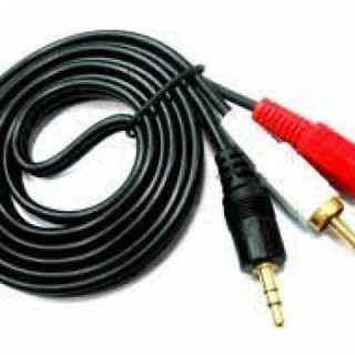 Cáp av 3.5 ra 2 đầu bông sen 3m