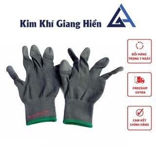 Găng tay bảo hộ - Kim Khí Hiền Giang găng tay phủ PU ngón siêu bền