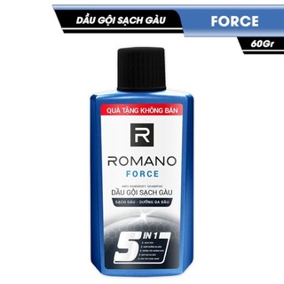 Dầu gội sạch gàu romano classic/ force 5 in 1 60g