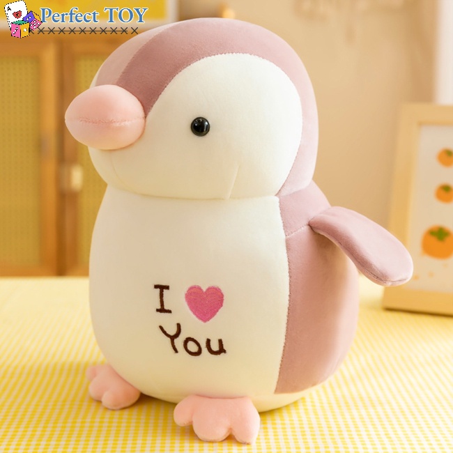 Chim cánh cụt nhồi bông co giãn dễ thương dùng làm quà tặng cho bé
