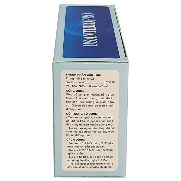Men vi sinh Usantibiopro – Hỗ trợ giảm rối loạn tiêu hóa, ổn định đường ruột, tăng cường hấp thu dinh dưỡng