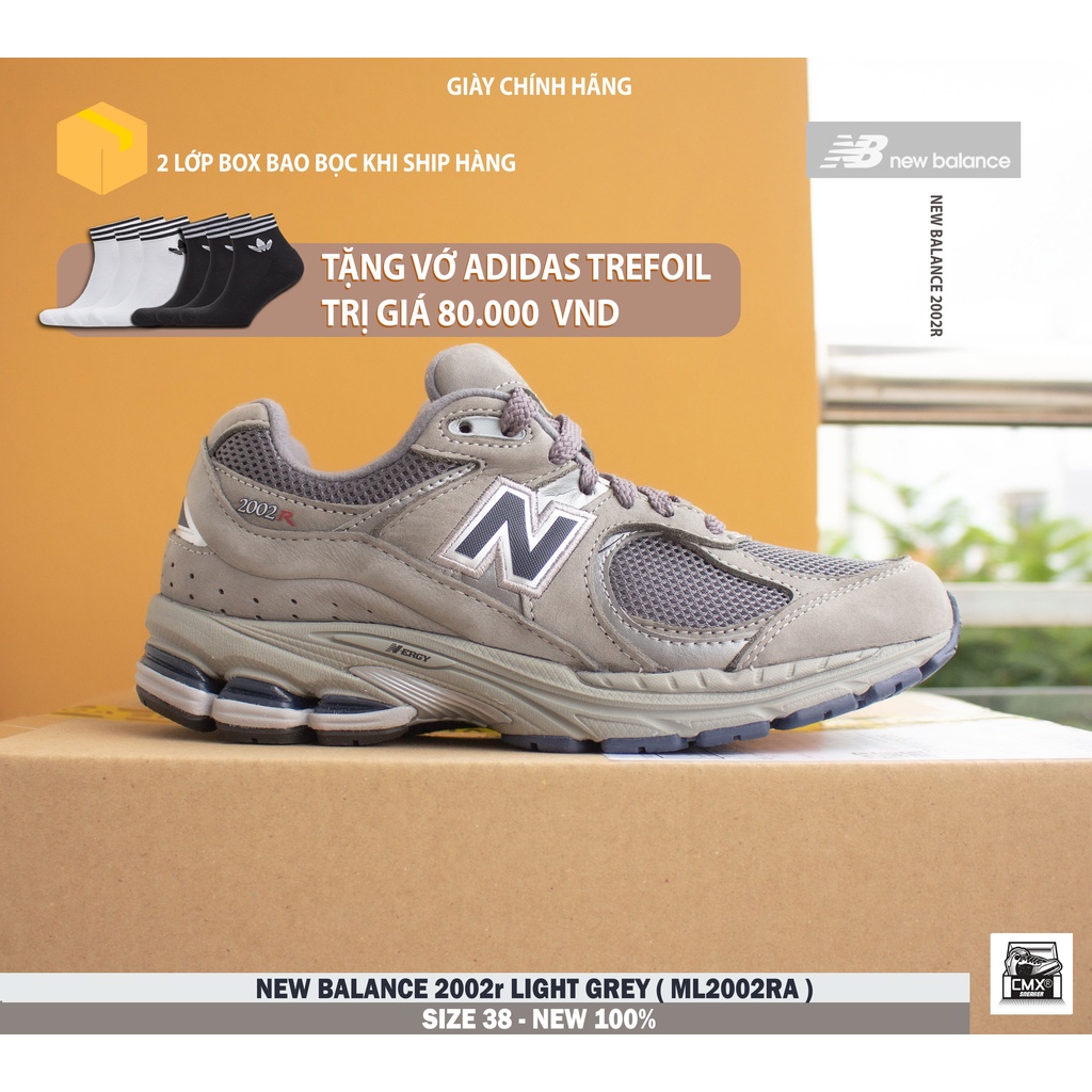 Giày New Balance 2002R Light Grey ( ML2002RA ) - HÀNG CHÍNH HÃNG 100%