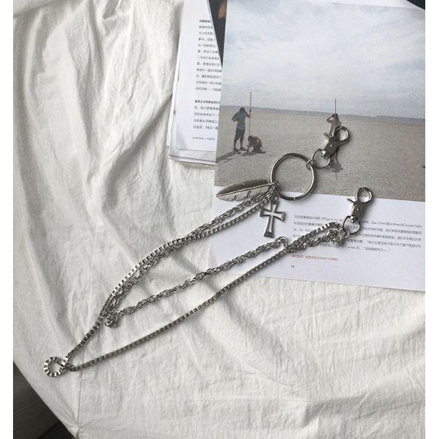 ✨ Set dây xích kim loại thời trang gắn quần / váy thời trang streetstyle  | hiphop chains