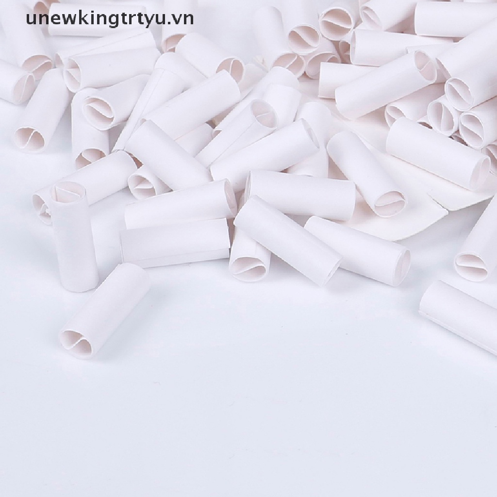Set 120 đầu cuộn giấy lọc thuốc lá màu trắng 6mm